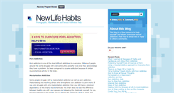 Desktop Screenshot of newlifehabits.com